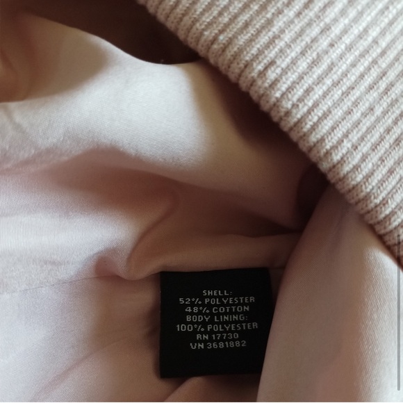 Victoria Beckham x Target | Pale Pink paisley Bomber Sz S - Picture 5 of 6